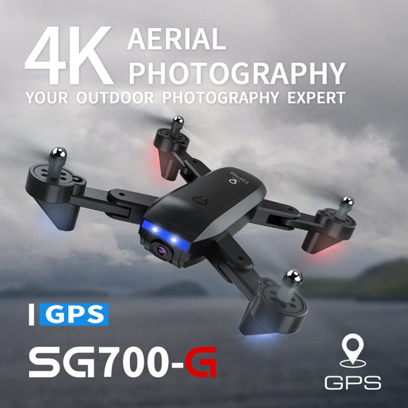 Drone SG700G 5G WiFi FPV 1080P or 4K Dual Camera Optical Flow Quadcopter Foldable Selfie Drone Wide angle APP control