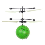 Flying Ball Drone Helicopter Ball Built-in Shinning LED Lighting For Kids Toy Drone Quadcopter kids toys Folding Propeller #G20