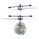 Flying Ball Drone Helicopter Ball Built-in Shinning LED Lighting For Kids Toy Drone Quadcopter kids toys Folding Propeller #G20