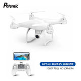 Potensic T25 GPS Drone FPV 1080p HD Camera Profissional Wifi RC Drones Selfie Follow Me Quadcopter GPS Glonass Quadrocopter