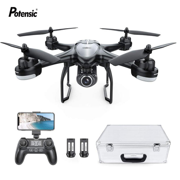 Potensic T18 GPS Drone WIFI FPV 1080P HD Camera RC Drone  Follow Me Professional Live Video Auto Hover RC Quadcopter With case