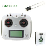 FLYSKY FS-i6S i6S 2.4G 10CH AFHDS 2A Centering Throttle Transmitter with Holder iA6B A8S iA10B Receiver RetailBox RC FPV Drone