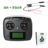 FLYSKY FS-i6S i6S 2.4G 10CH AFHDS 2A Centering Throttle Transmitter with Holder iA6B A8S iA10B Receiver RetailBox RC FPV Drone