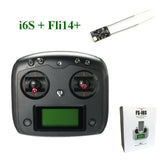 FLYSKY FS-i6S i6S 2.4G 10CH AFHDS 2A Centering Throttle Transmitter with Holder iA6B A8S iA10B Receiver RetailBox RC FPV Drone