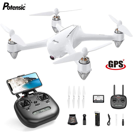 Potensic D80 GPS 5G WiFi FPV with 2K Camera  Aerial Video Wide Angle Optical Flow RC Quadcopter Aircraft Helicopter Drone