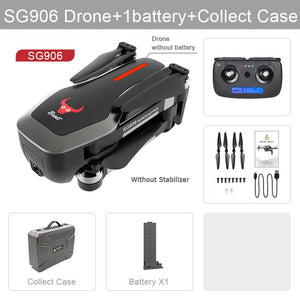 Drone SG906 / SG906 Pro with GPS 4K 5G WIFI 2-axis gimbal Dual camera professional ESC 50X Zoom Brushless Quadcopter RC Dron