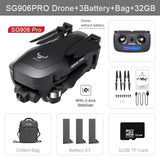 Drone SG906 / SG906 Pro with GPS 4K 5G WIFI 2-axis gimbal Dual camera professional ESC 50X Zoom Brushless Quadcopter RC Dron