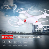 KY101 RC Dron Toy With Camera One Key Return Landing Off Headless Long Flight Time RC Quadcopter Drone with 30W/200W/500W Camera